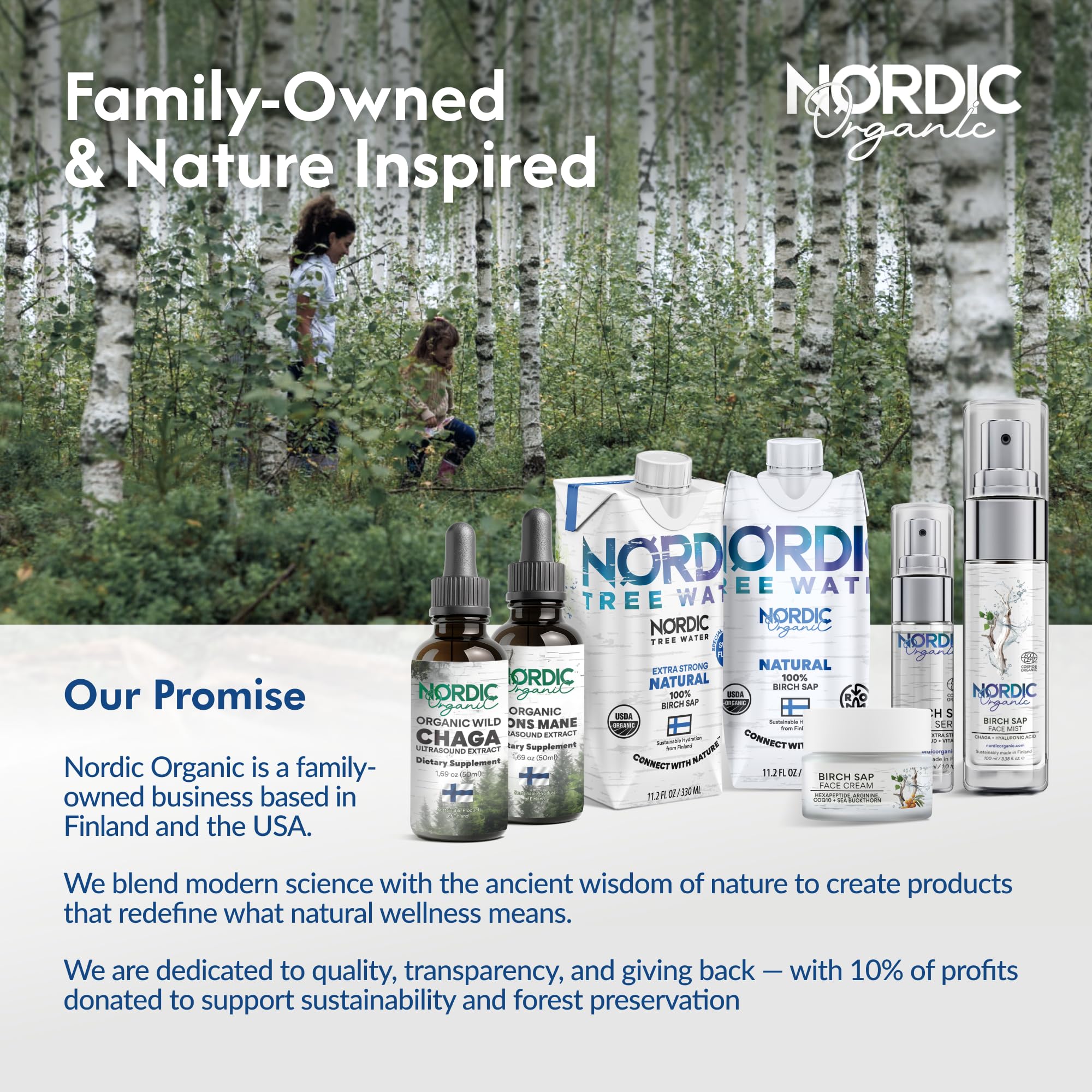 Nordic Tree Water low-calorie hydration option for daily balance