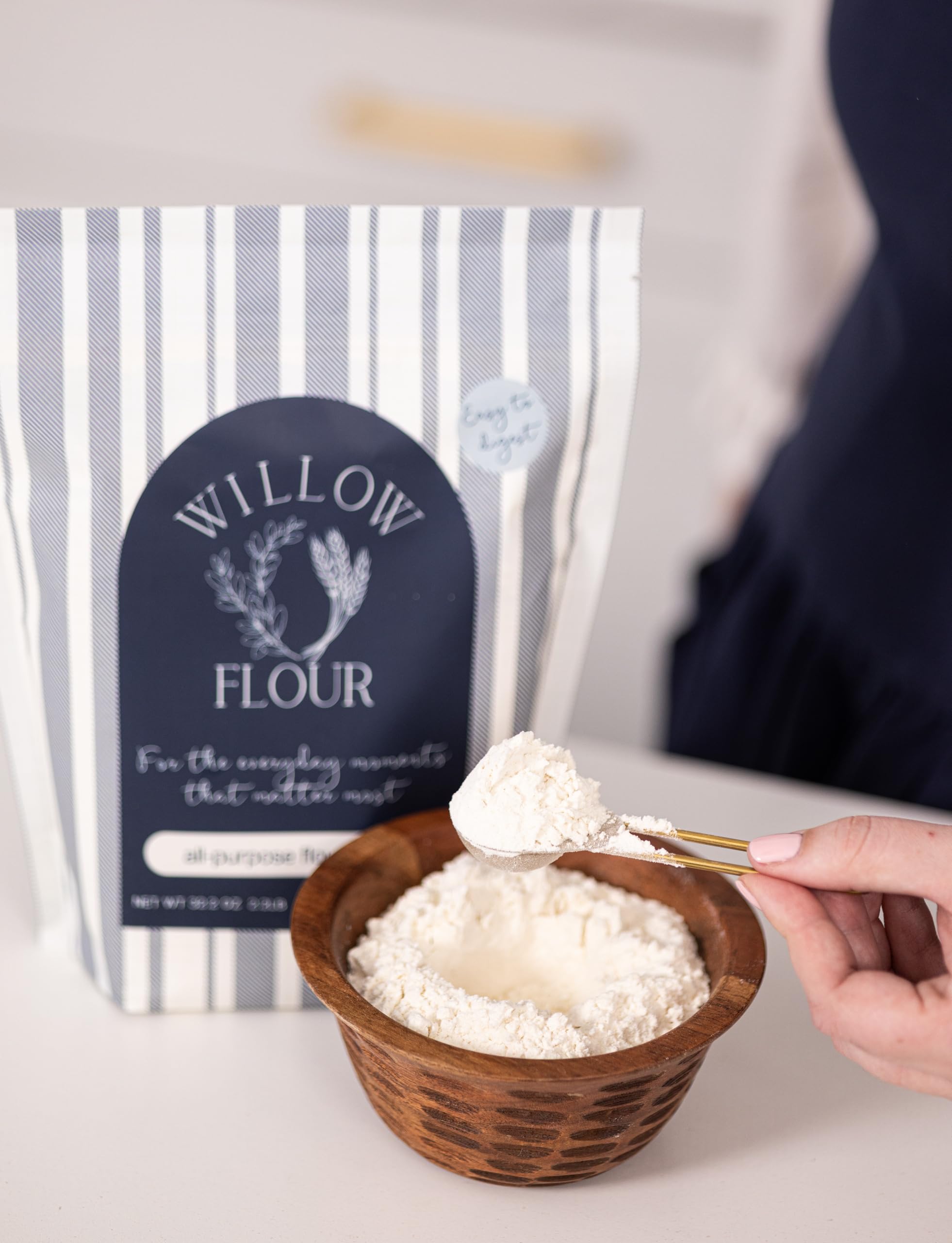 Dough proofing with Willow Flour shows airy rise and even crumb.