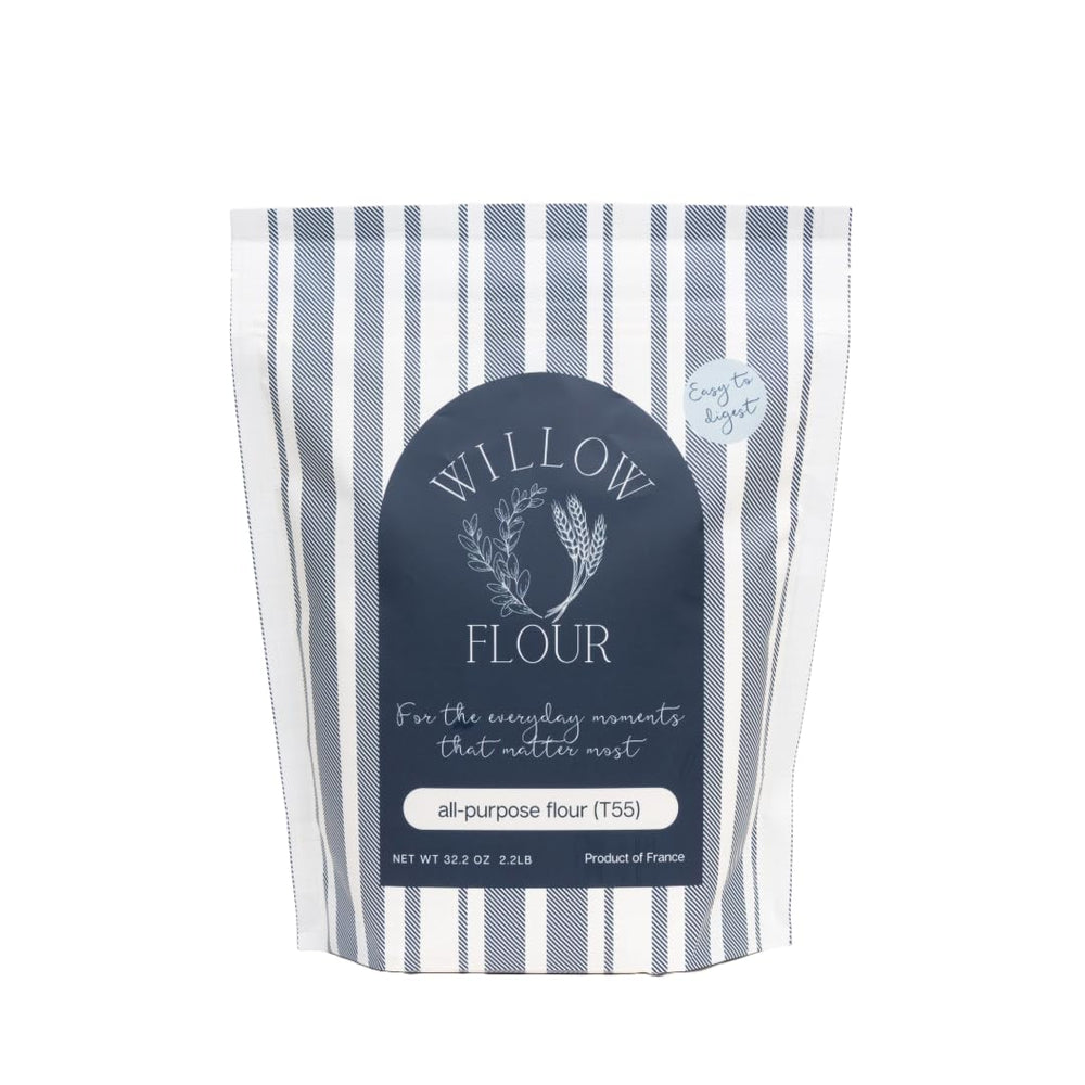 Northshore Willow and Oak Willow Flour packaging highlights clean baking.