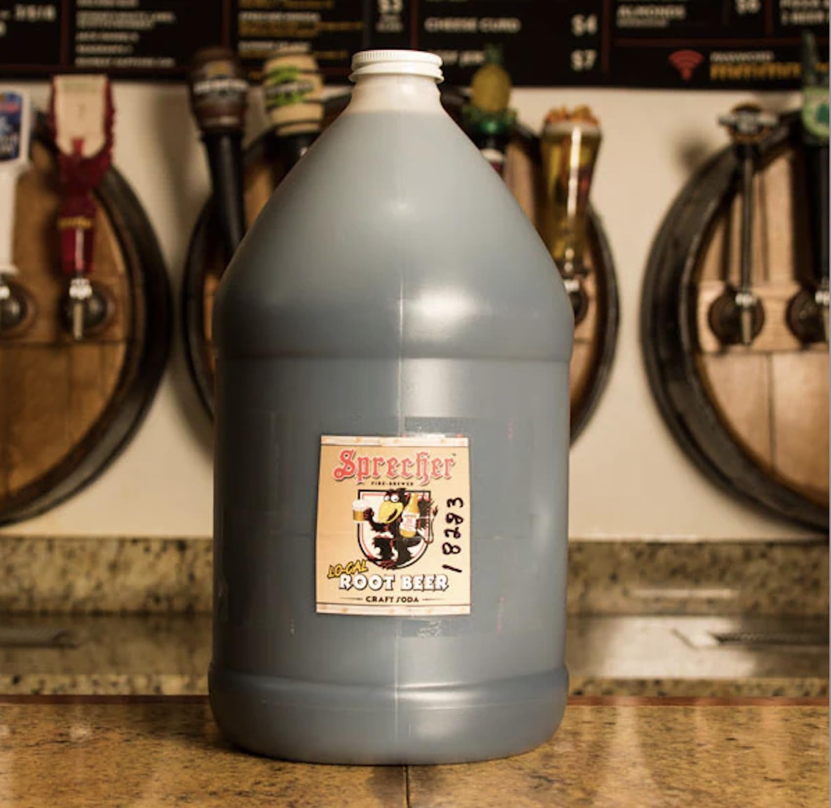 Northwestern Extract Sprecher Root Beer keg system in action ready for forced carbonation.