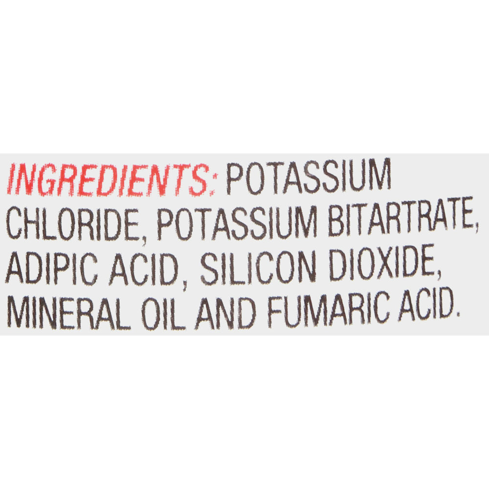 NoSalt Original sodium-free salt granules detail ideal for baking.
