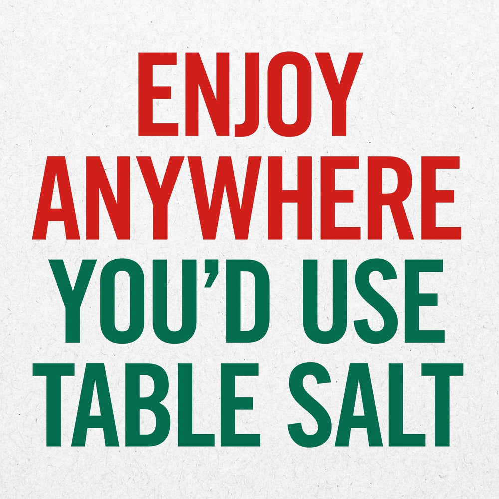 NoSalt in-use sprinkle on food close-up shows flavor without added sodium.