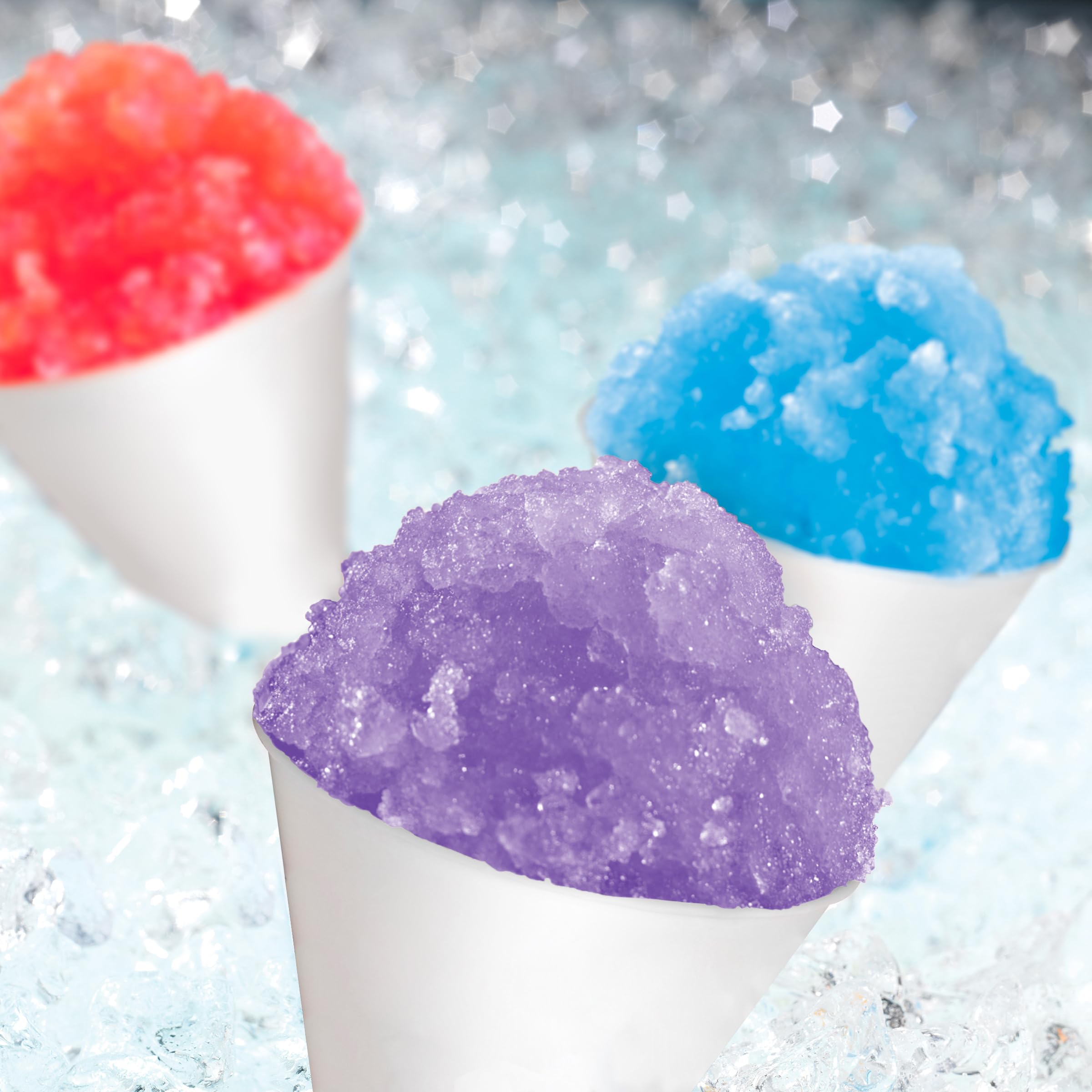 Nostalgia party scene with snow cones for birthdays and BBQs
