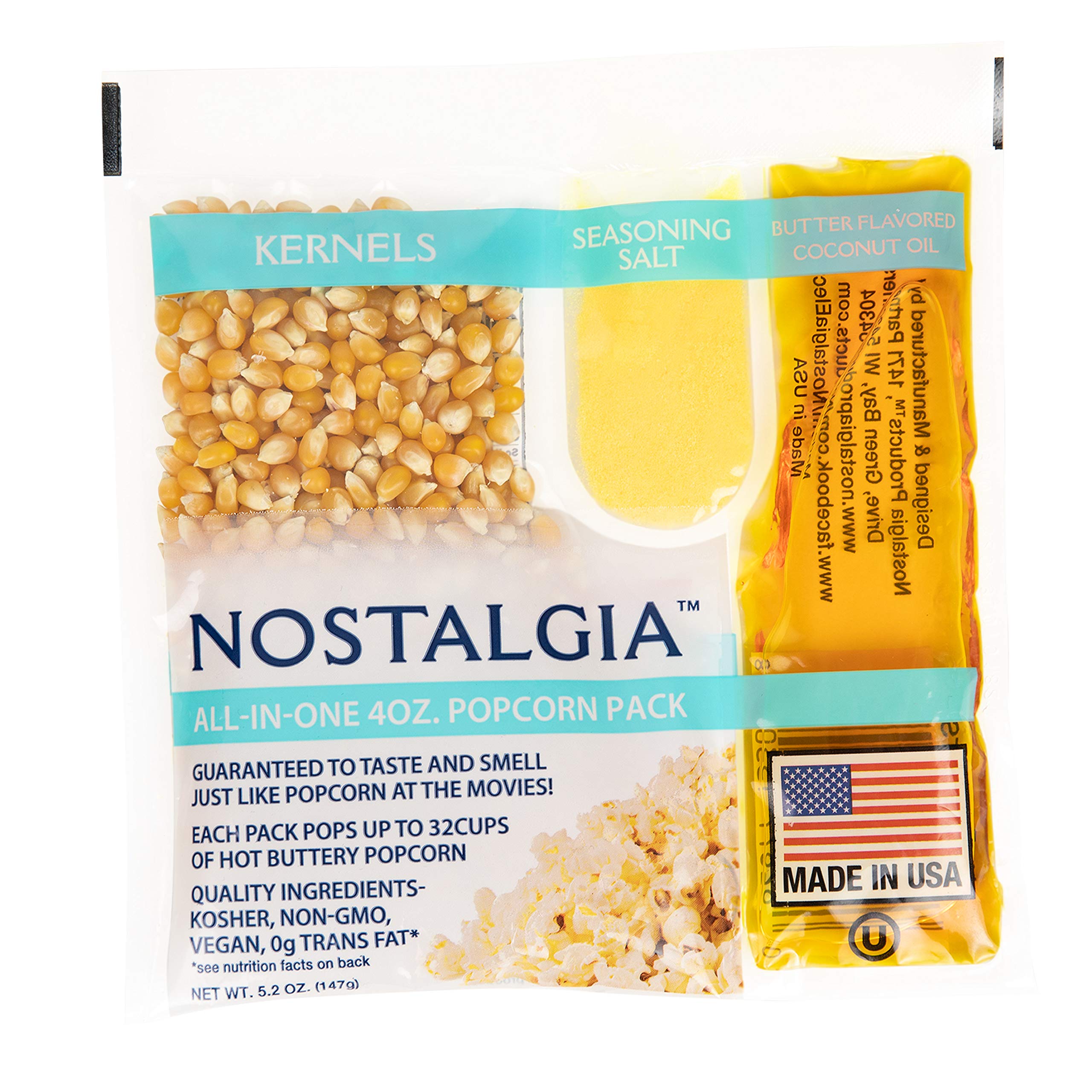 Nostalgia Theater Bulk Pack front view for easy movie night prep.