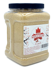 Nova Maple Sugar granules close-up, granular crystals for even sweetness in desserts.