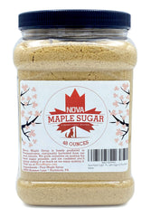 Nova Maple Sugar 3 lb pack, pure Grade A sugar for baking and topping.