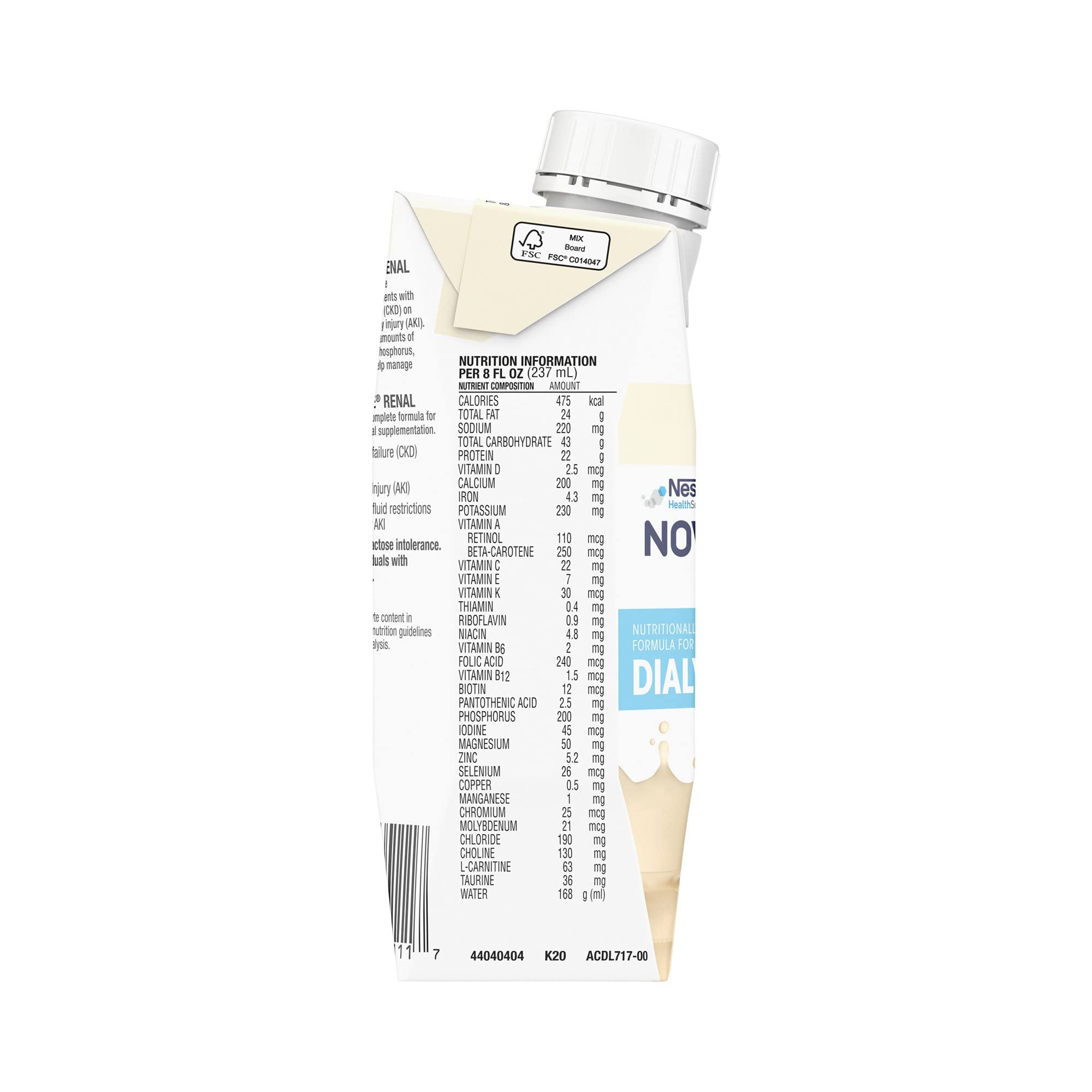 Novasource renal bottle pour demonstrating easy pouring