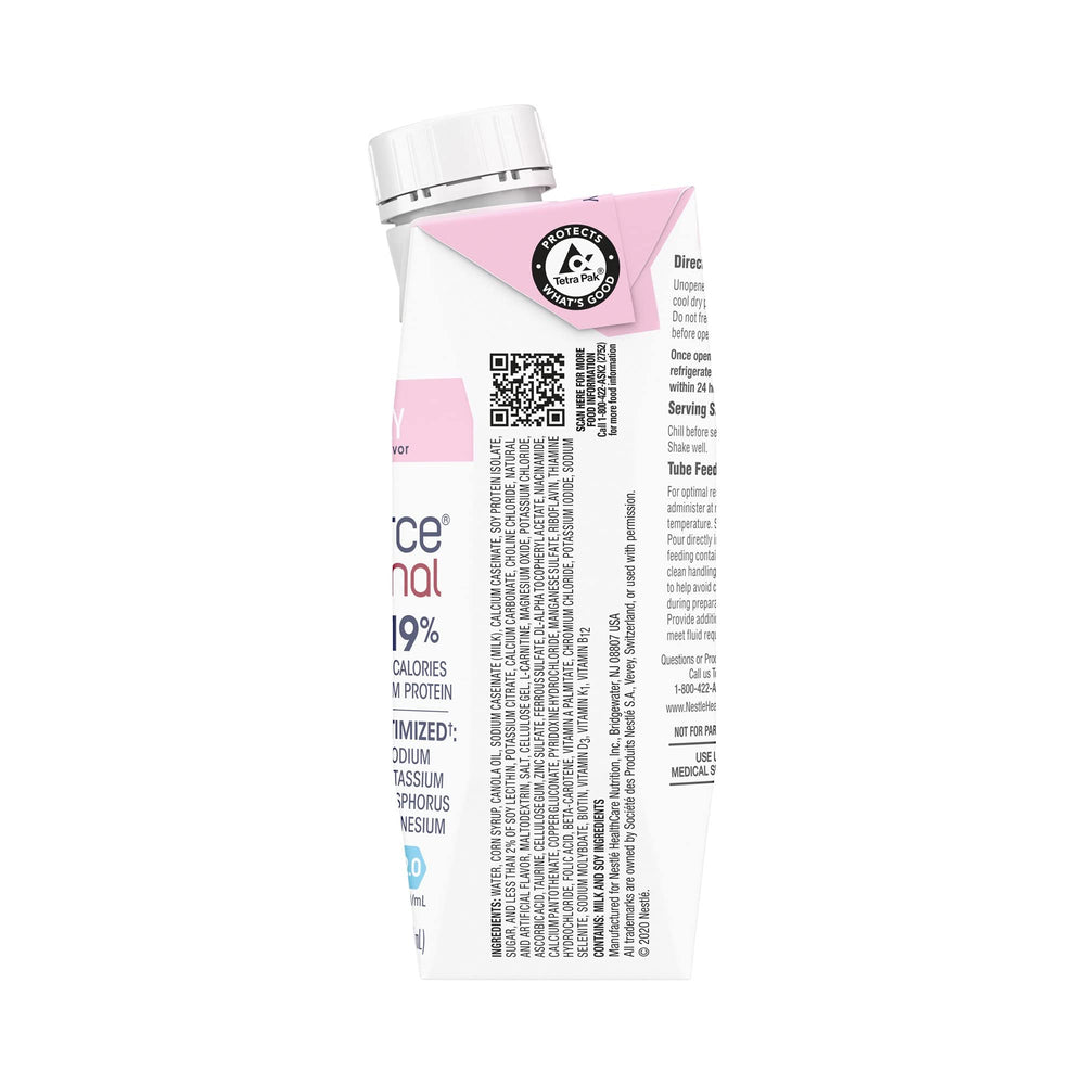 NovaSource Renal nutrition label close-up showing protein content.