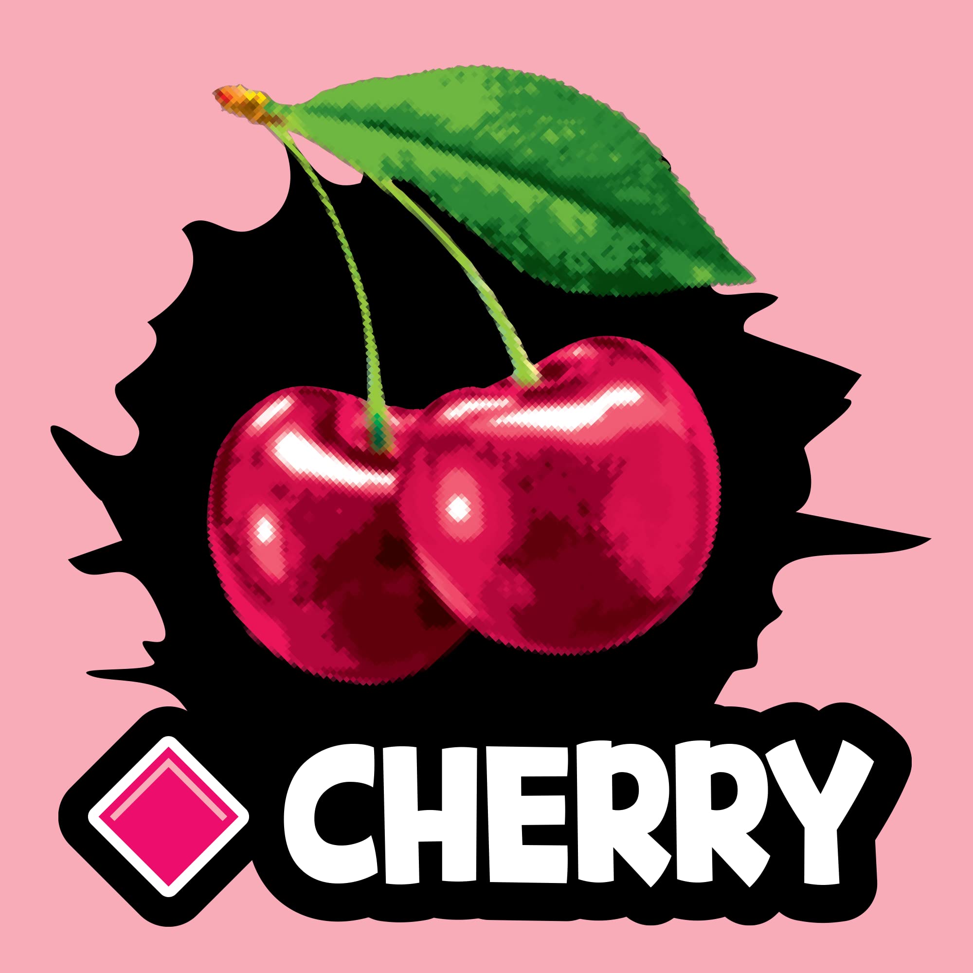 Now and Later cherry chew texture close-up, showcasing long-lasting flavor.