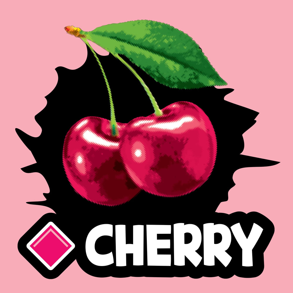 Now and Later cherry chew texture close-up, showcasing long-lasting flavor.