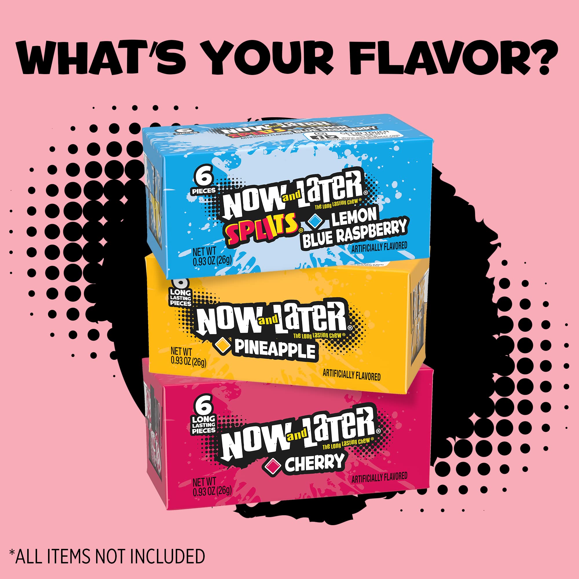 Now and Later on-the-go snack, perfect for travel and daily routines.