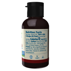 NOW Foods BetterStevia Cinnamon Vanilla liquid drops for zero-calorie sweetness