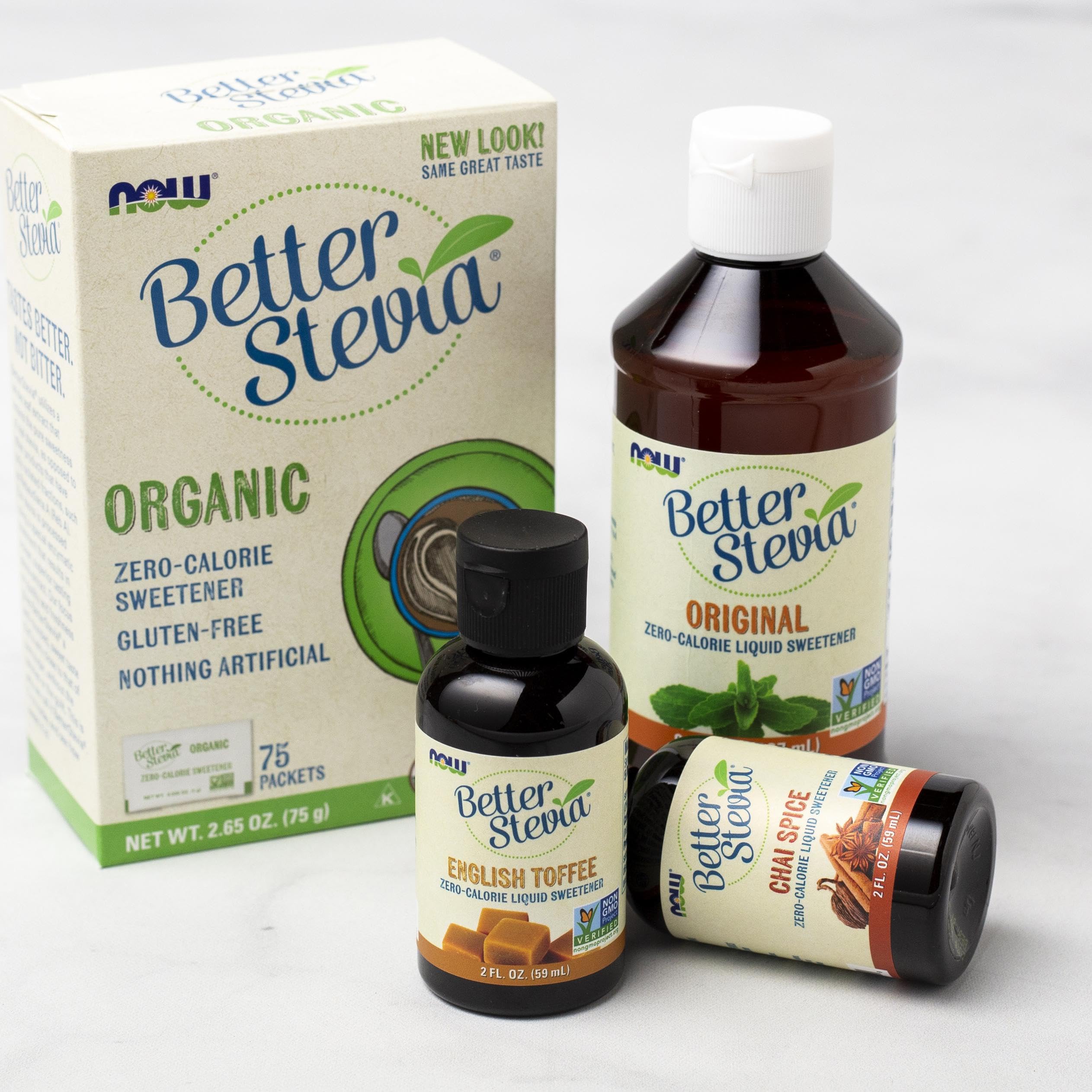 Liquid BetterStevia dissolving quickly in tea without sugar