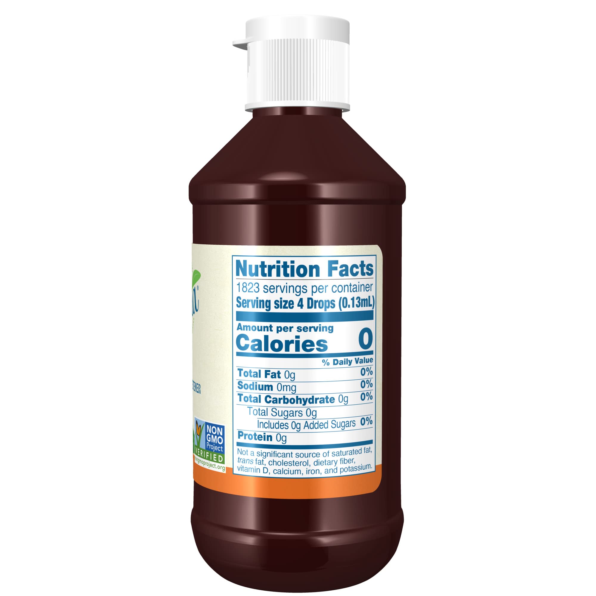 BetterStevia Liquid being poured from bottle for quick sweetness