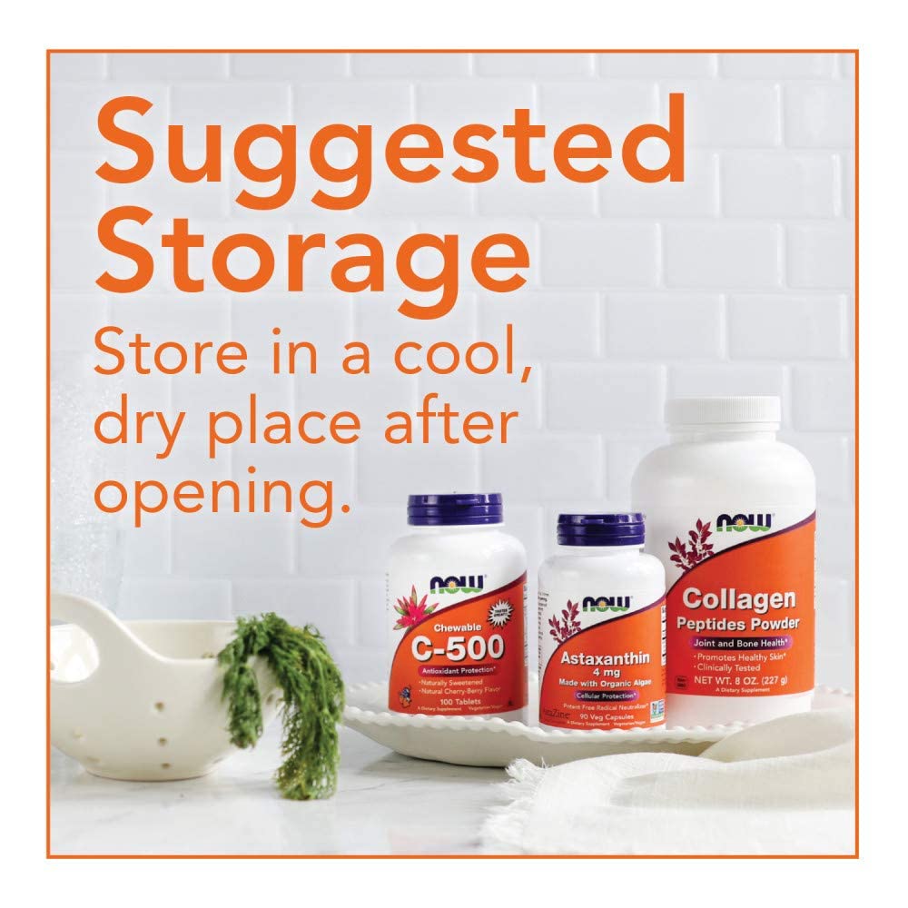 NOW Foods Brewer's Yeast nutrition facts label, highlighting B vitamins.