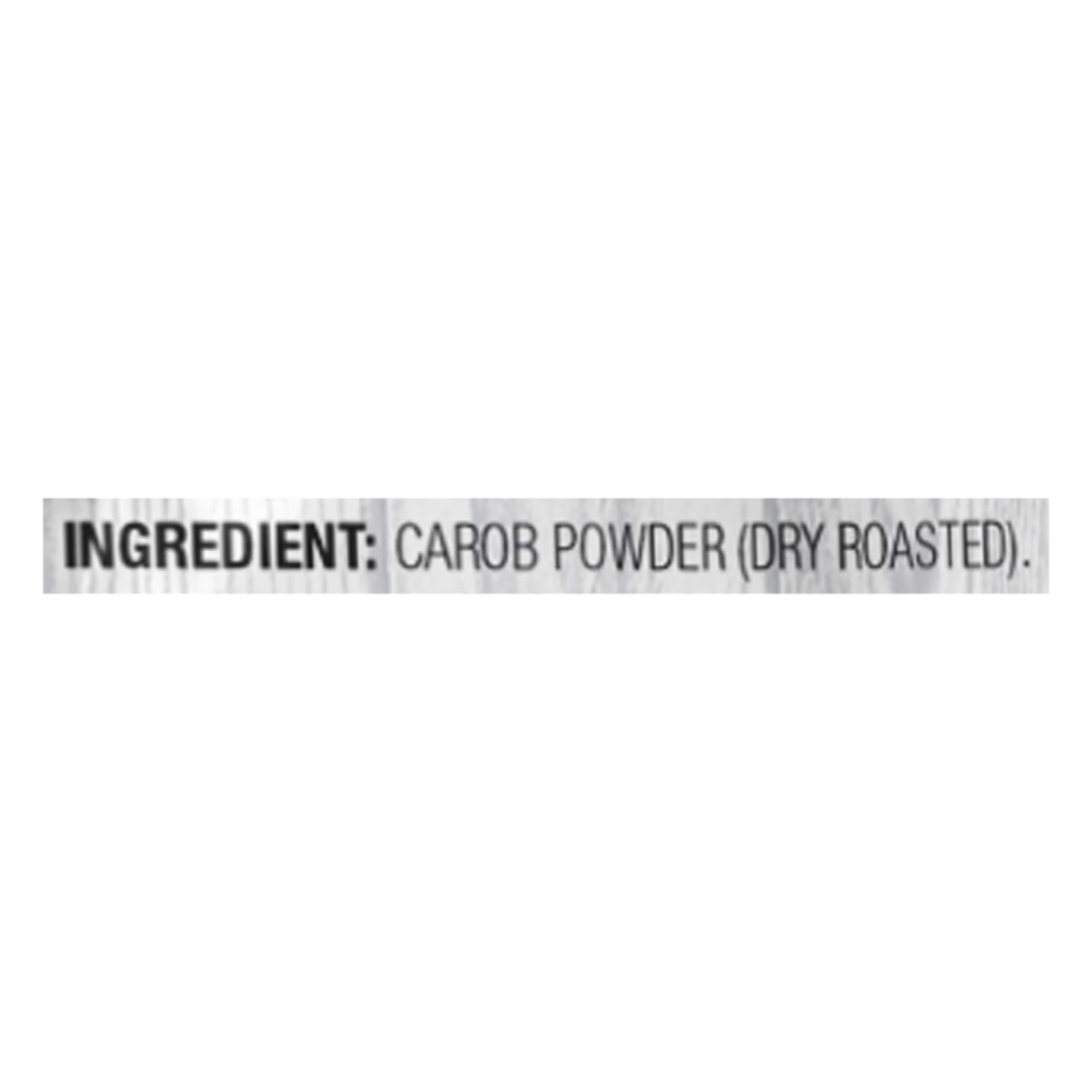 NOW Foods Carob Powder gluten-free and non-GMO verified.