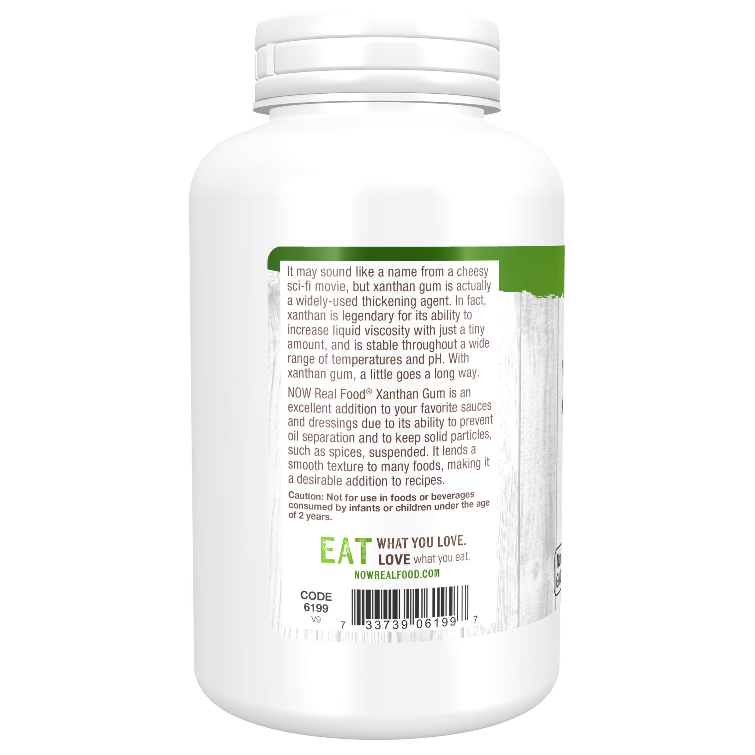 NOW Foods Xanthan Gum is gluten-free and certified, ideal thickener for recipes.