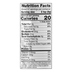 NOW Foods Xylitol container on counter, keto-friendly sweetener for coffee