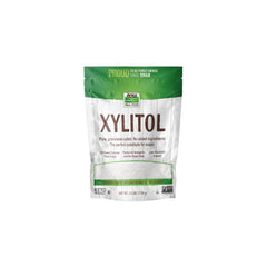 NOW Foods Xylitol pure bottle front shows additive-free sweetness for everyday use.