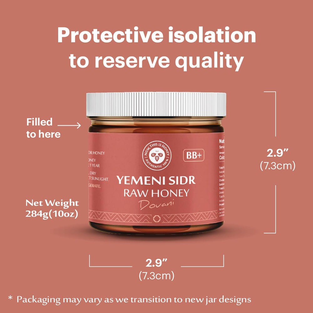 Now This Is Honey Sidr honey in amber hue inviting taste.
