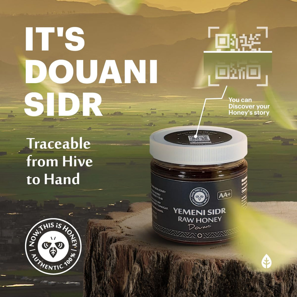 Now This Is Honey Sidr honey spoon-dip drizzle for tea and snacks