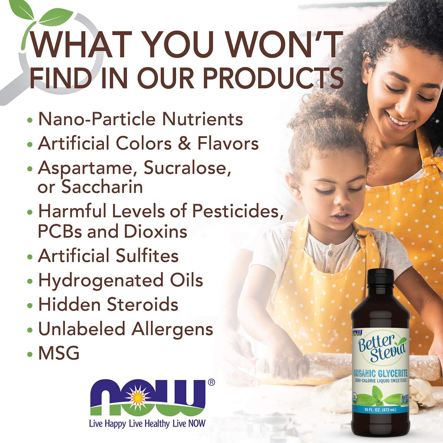 NOW Foods BetterStevia Liquid in a smoothie for natural flavor.