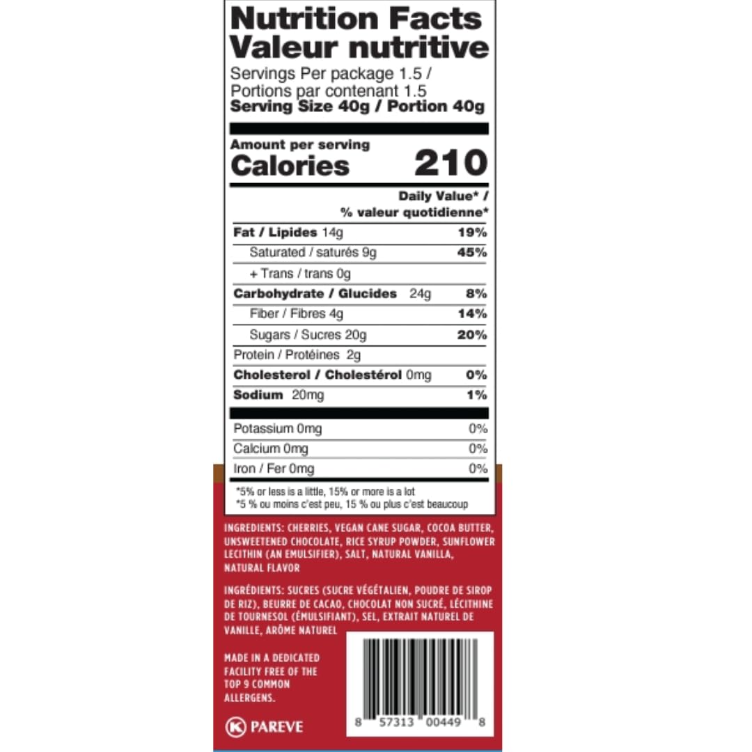 Close-up of No Whey! Foods packaging highlighting dairy-free and allergen-free assurance.