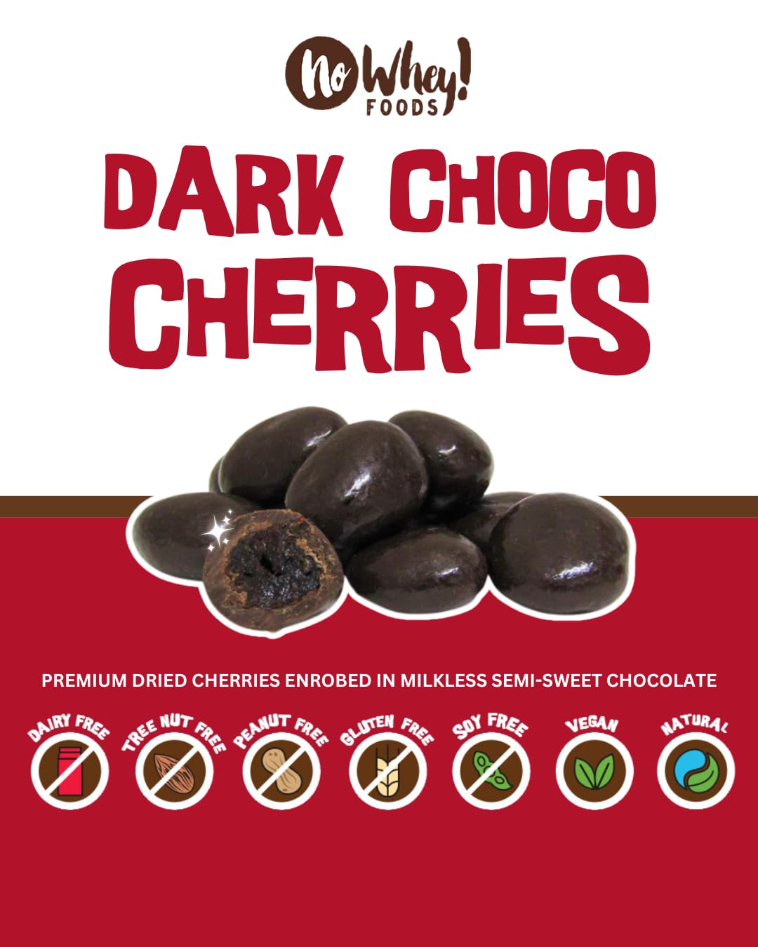 Individual No Whey! Foods chocolate portions, ideal for on-the-go snacking.