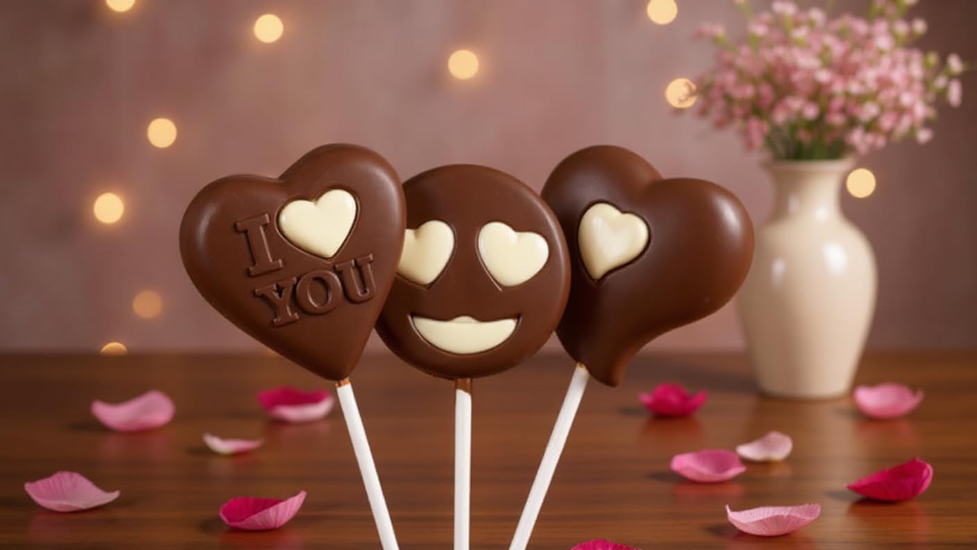 No Whey! Foods Heart Lollipop Heart Eye Smiley – allergen-friendly party treat.