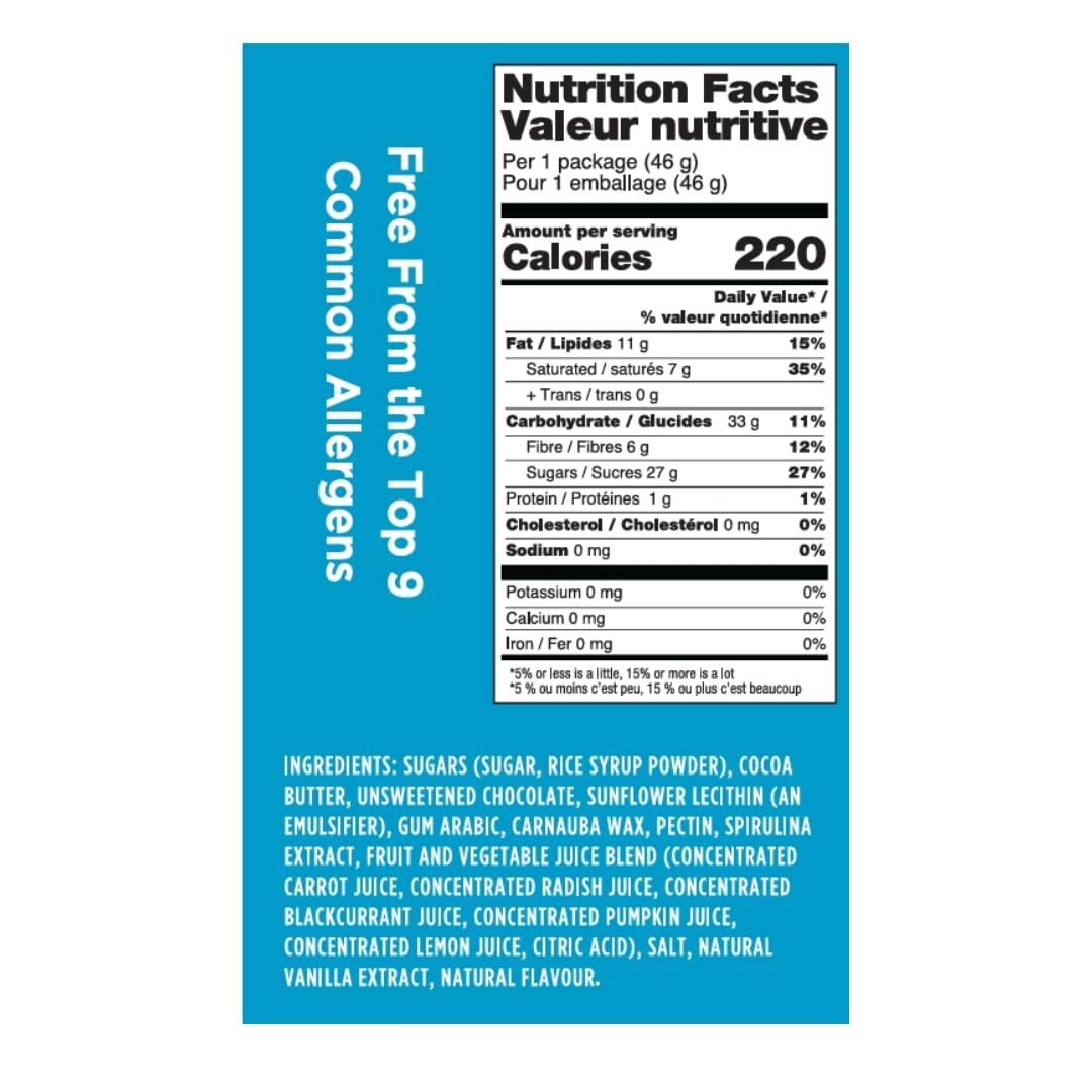 No Whey Foods Choco No No's milkless chocolate core close-up