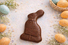 No Whey! Foods Jake milkless bunny melting smoothly for a quick bite.
