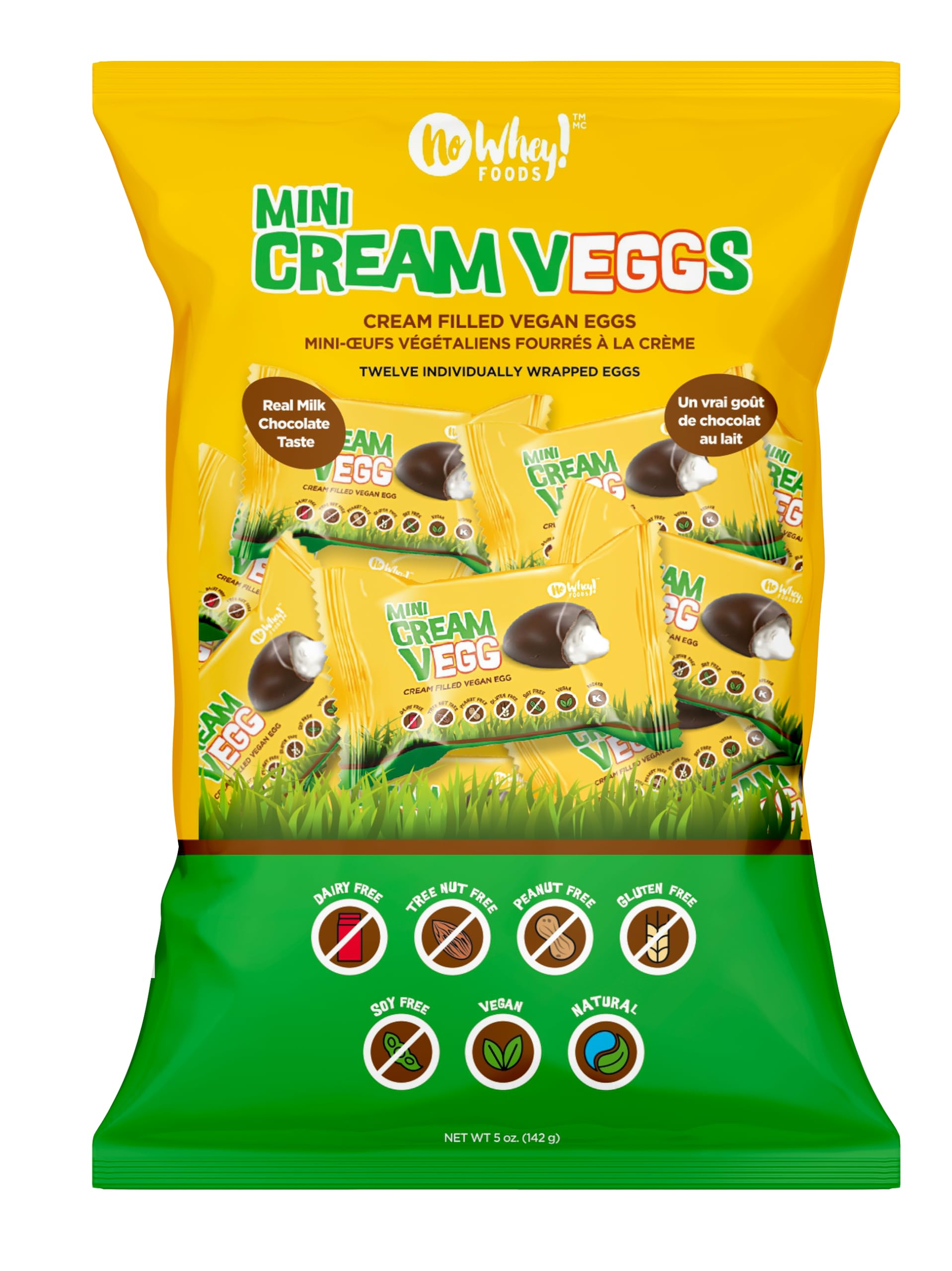 No Whey Foods Mini Cream VEGG’s eggs in a bag for Easter gifting
