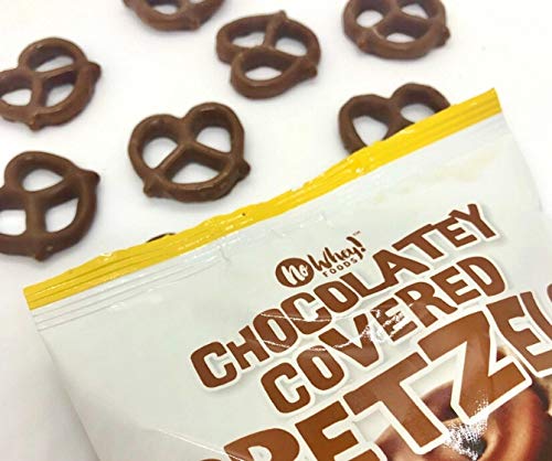 No Whey! Foods vegan allergen-friendly pretzels shown in travel-friendly pack