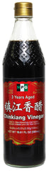NPG Chinkiang Vinegar 580ml bottle highlights rich umami for sauces.