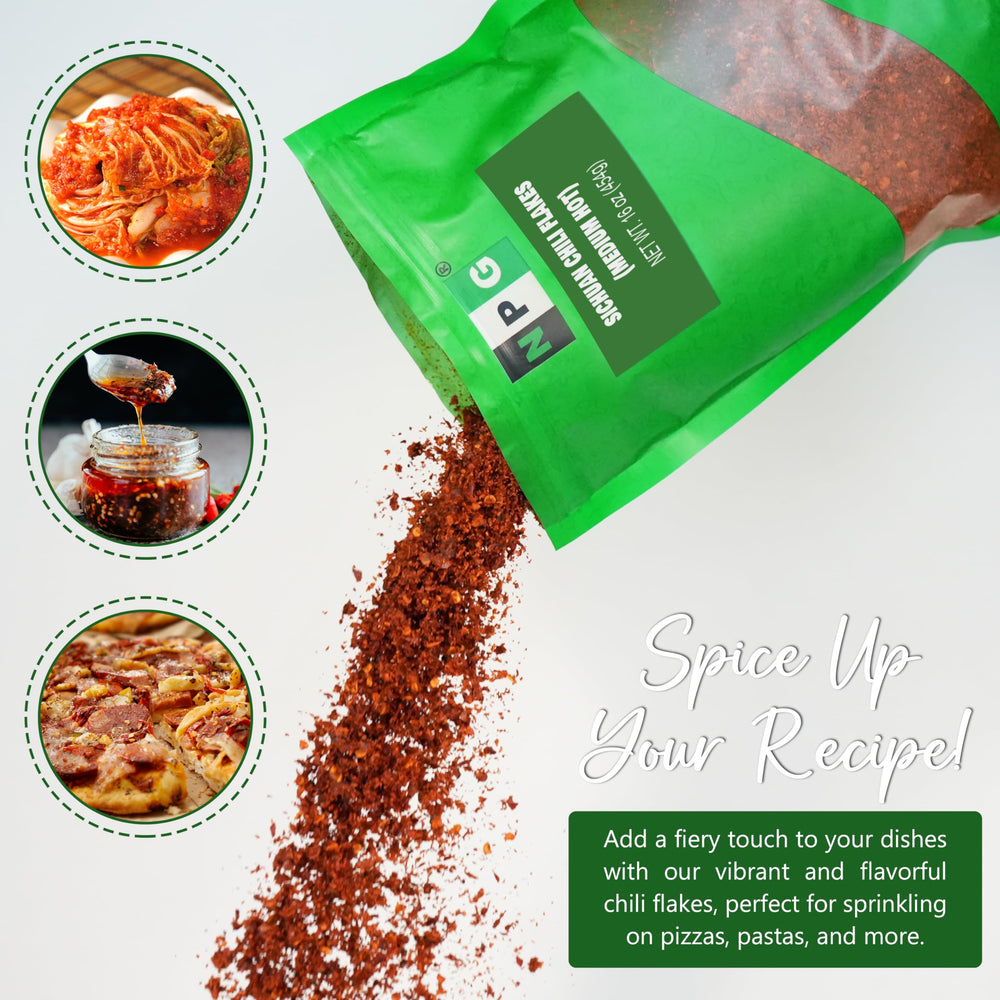 NPG crushed red pepper texture provides even heat for curries and soups.