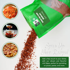 NPG crushed red pepper texture provides even heat for curries and soups.