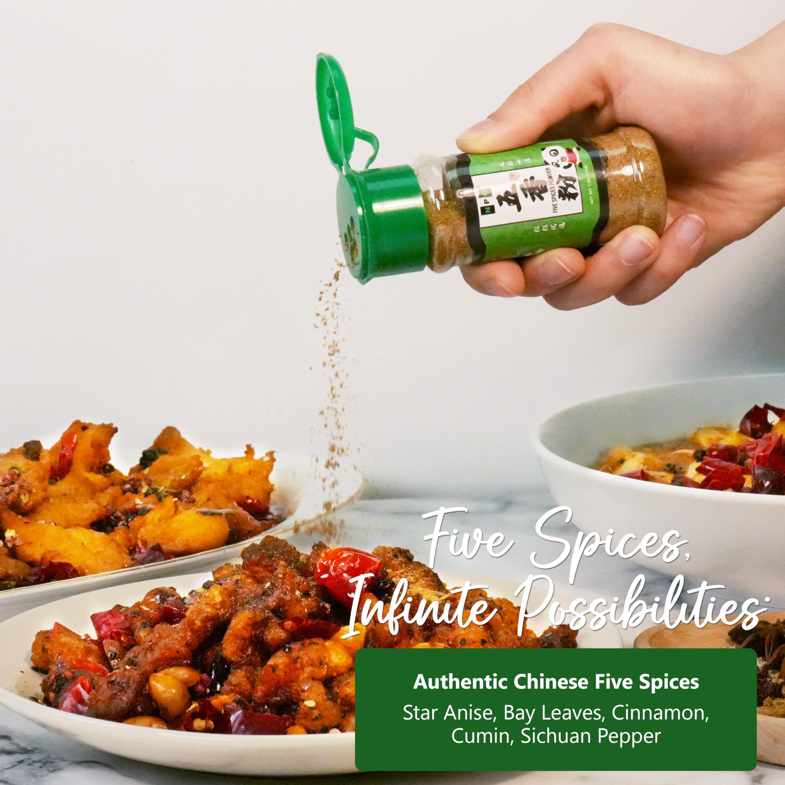 NPG gluten-free label on pack signaling a clean seasoning option