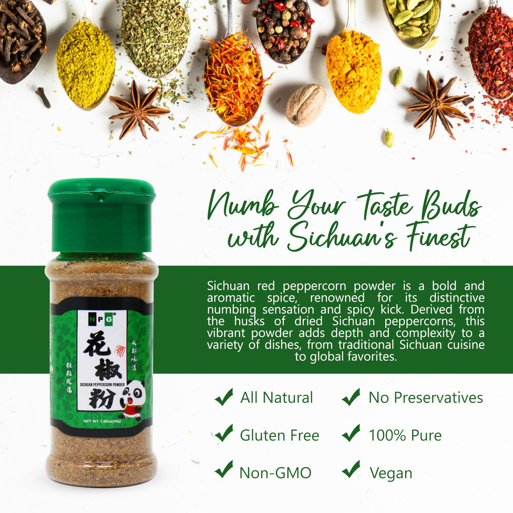 NPG spice jar on kitchen counter signals ready-to-use flavor.