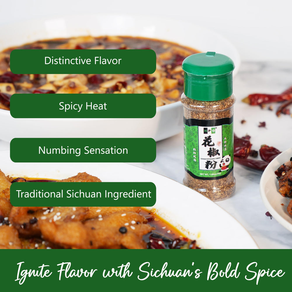NPG peppercorn powder elevates Kung Pao and other Chinese dishes.