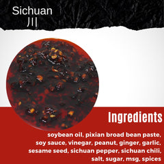 NPG Sichuan Chili Crisp Oil topping noodles to add crunch and heat