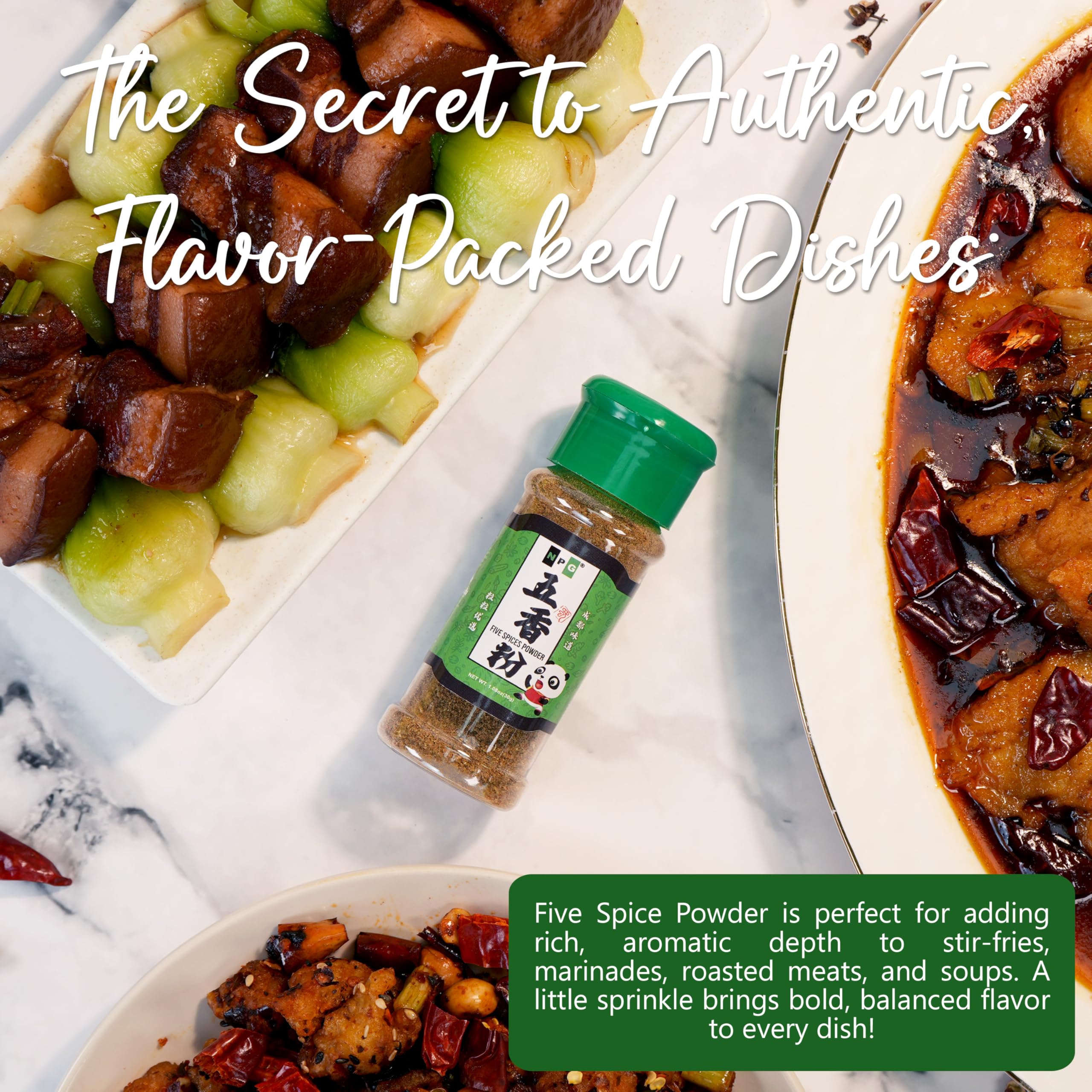 NPG stir-fry-ready dish showcasing five-spice aroma for quick meals