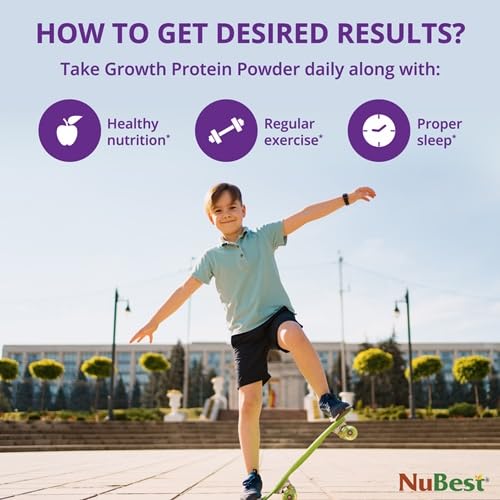 NuBest Tall Protein Powder with plant calcium and magnesium from marine algae.