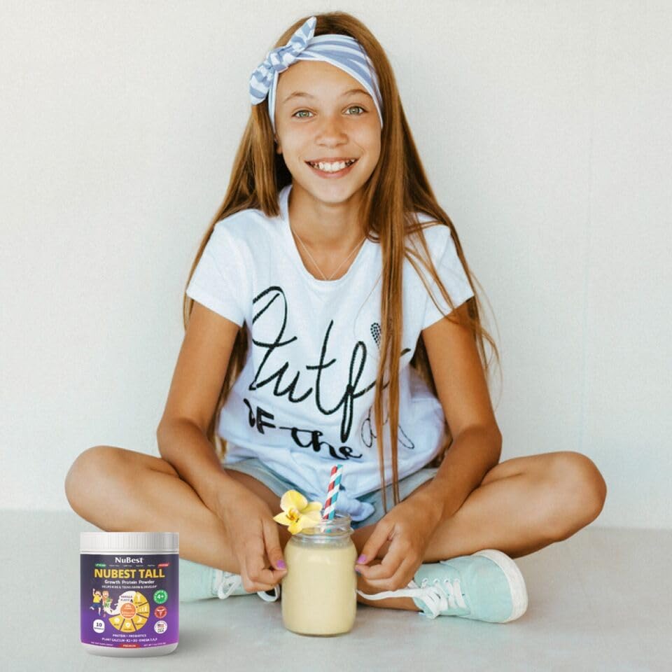 NuBest Tall Vanilla ready-to-mix shake for school snacks.