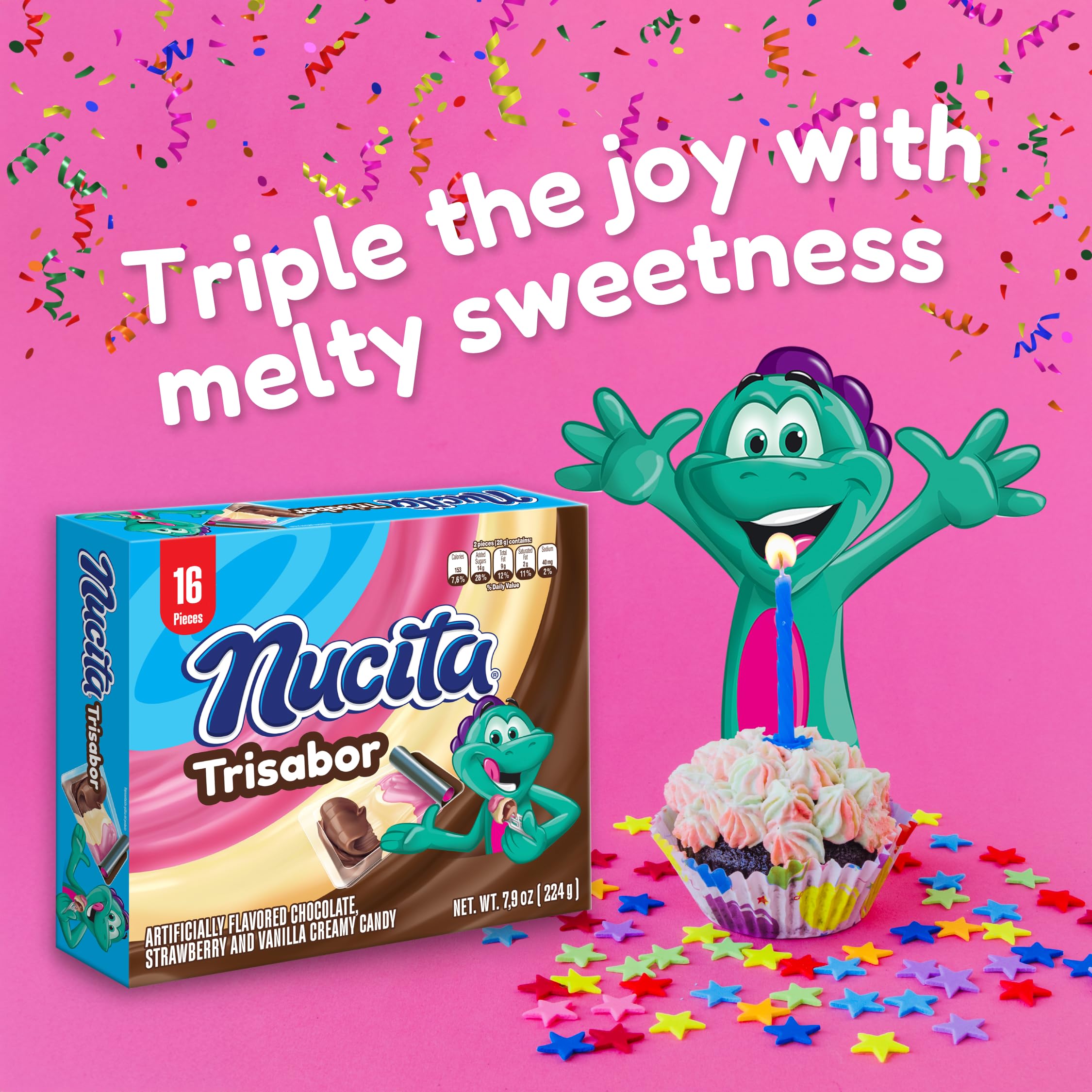 NUCITA Trisabor ideal holiday treat for parties and gifts.