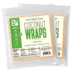 NUCO coconut wraps original pack shot for easy gluten-free meal prep