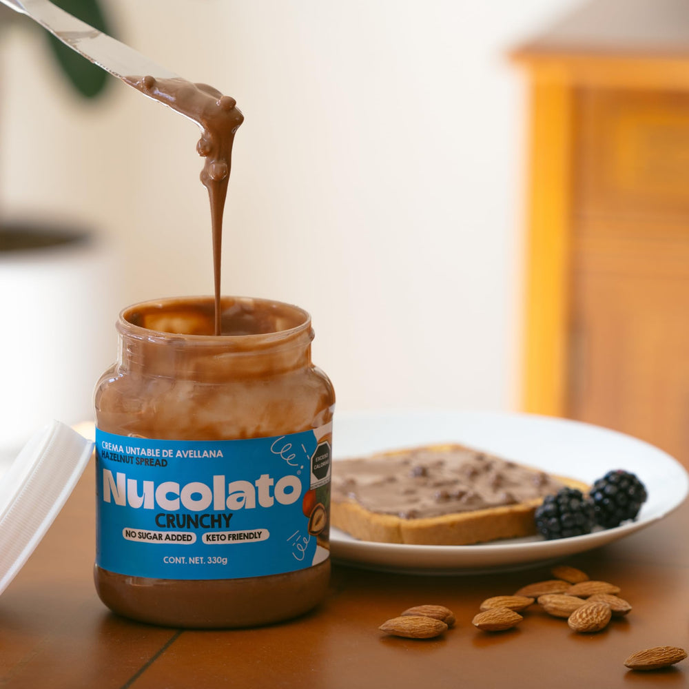 Nucolato spread blended into a smoothie