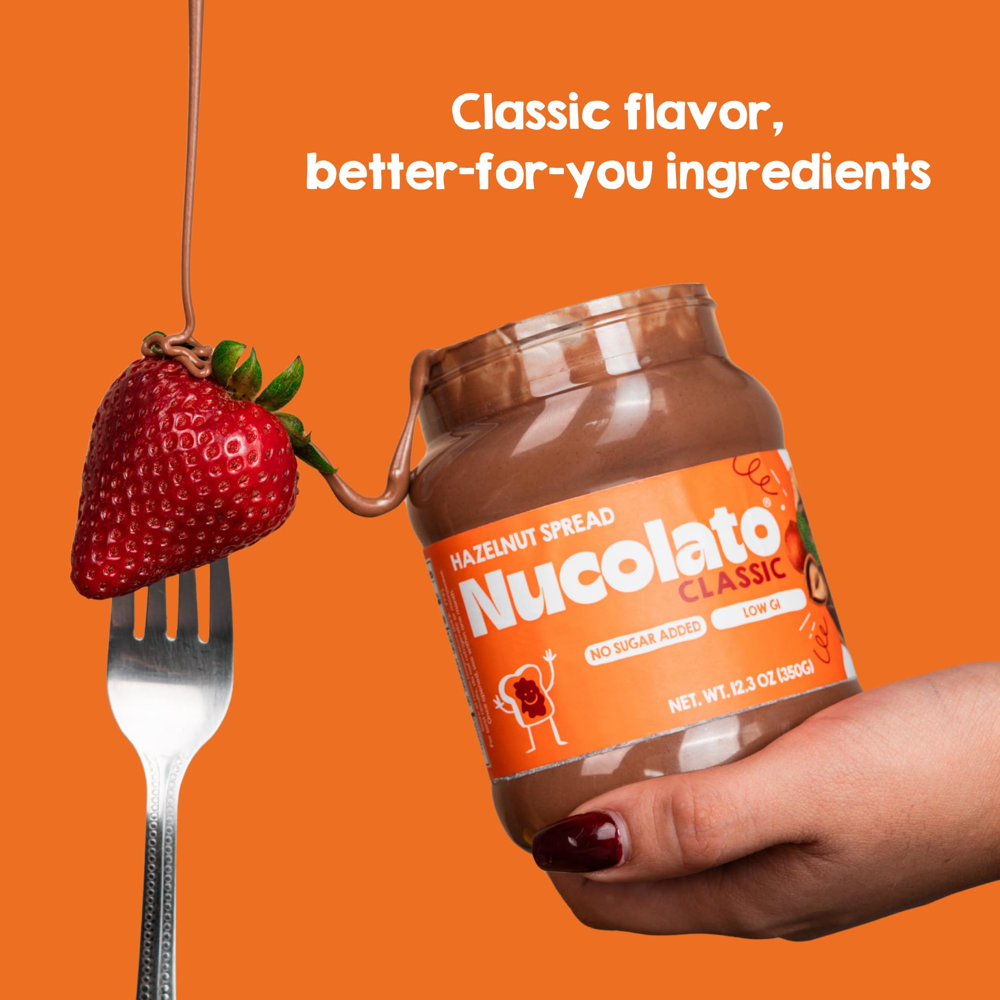 Spoonful of Nucolato tops pancakes or cookies