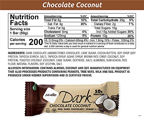 NuGo Dark bars in a gym bag for post-workout fuel.