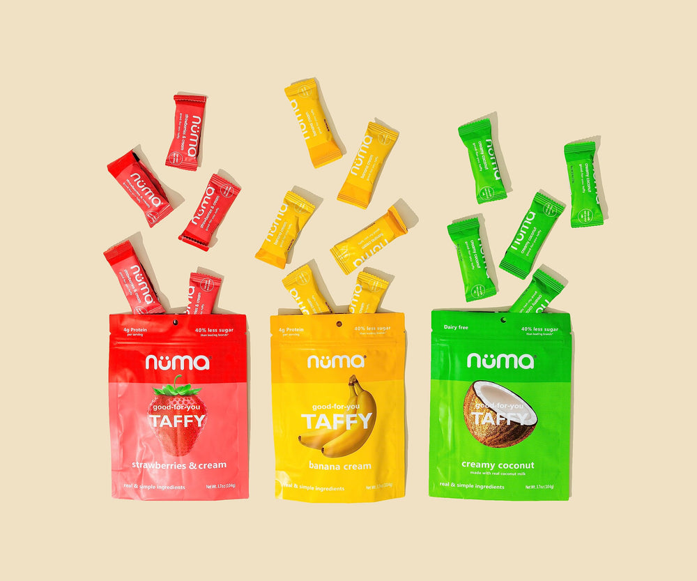 Numa Foods women-owned brand logo signaling care and wellness.