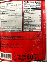 Number-One ChaTraMue Thai Iced Tea Mix prepared ice tea glass for refreshing flavor